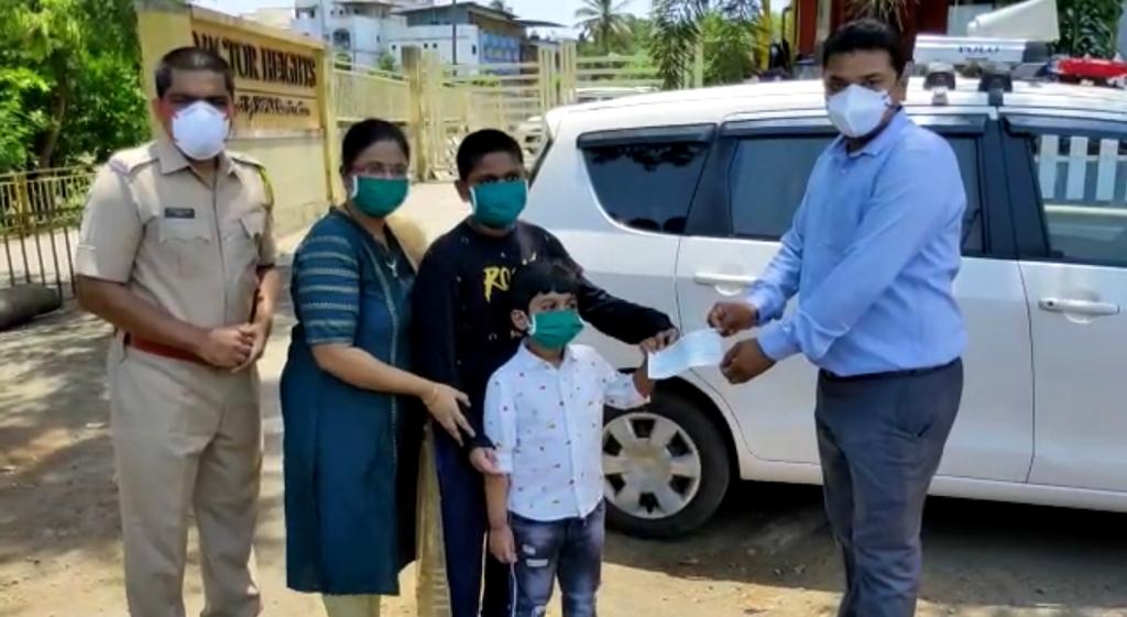 अपर पोलीस अधीक्षक सागर यांनी जपली सामाजिक बांधिलकी,मुलाच्या वाढदिवसाचा खर्च दिला मुख्यमंत्री सहायता निधीला.