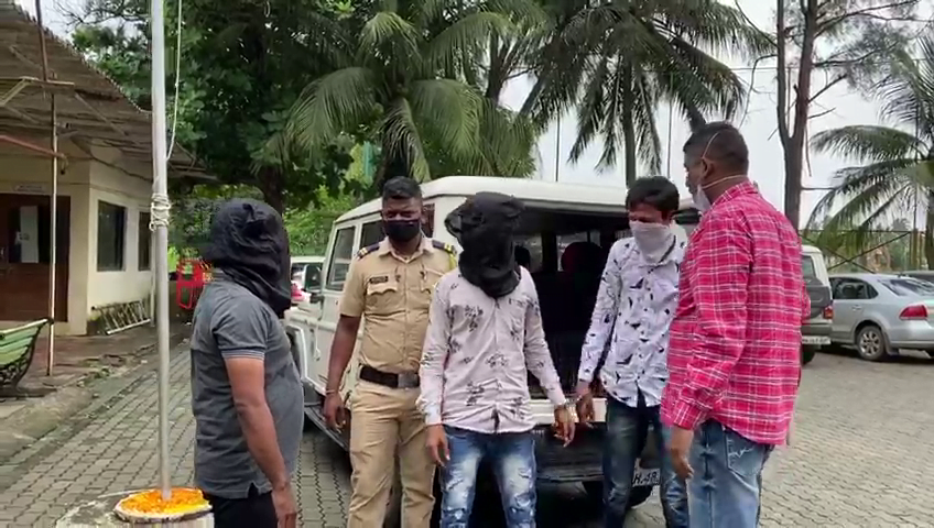 नालासोपाऱ्यात महिलेवर सामूहिक बलात्कार,तीन नराधमांना अटक.